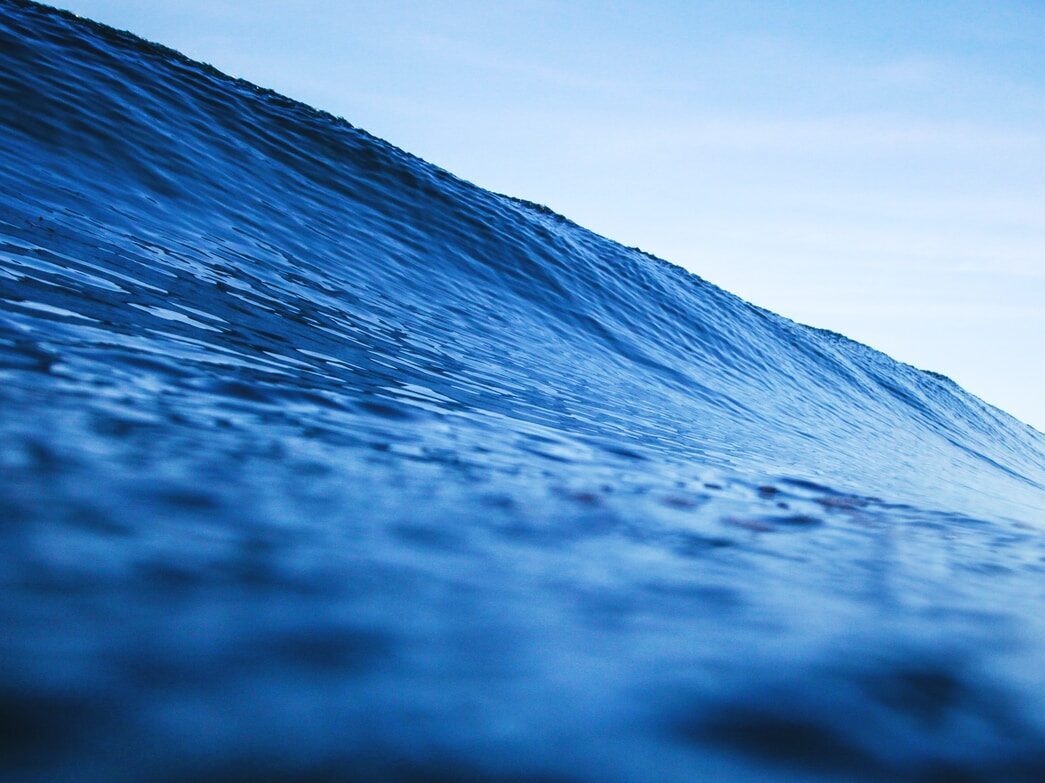 close-up photo of sea waves