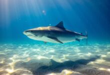 black shark underwater photo