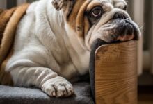 short-coated brown and white dog