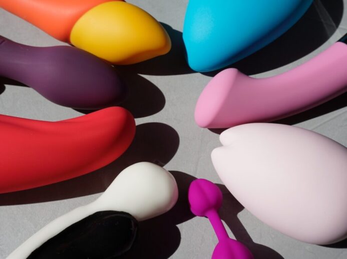 pink yellow blue and white balloons