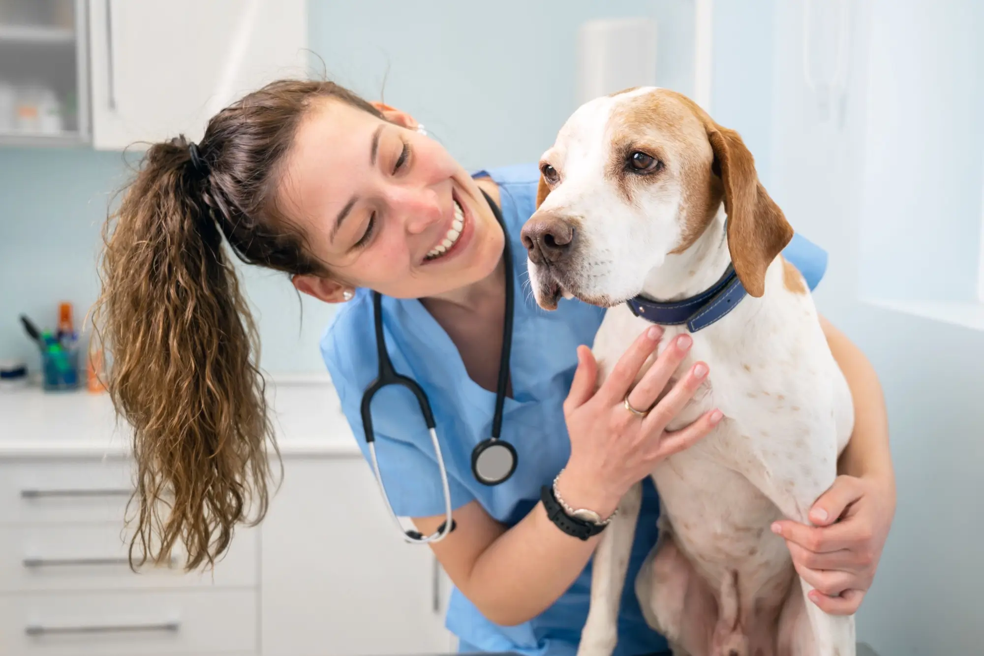 - NeposlušnéTlapky Veterinářka se psem