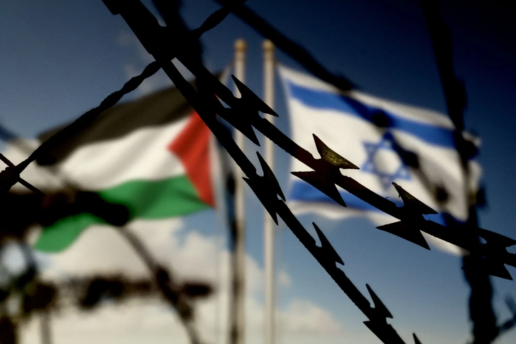 - NeposlušnéTlapky Izraelská a palestinská vlajka
